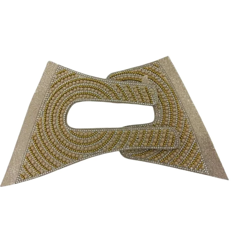 Fashion Accessories Sparkle Bead Shoe Buckles for Sandals for Enhancing PU & EVA Shoes Durable Shoe Parts