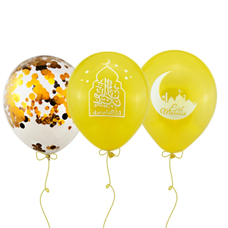 Новый Воздушный шар EID Mubarak буквы звезды луна воздушный Рамадан Мусульманский Исламский ИД al-Fitr украшения для