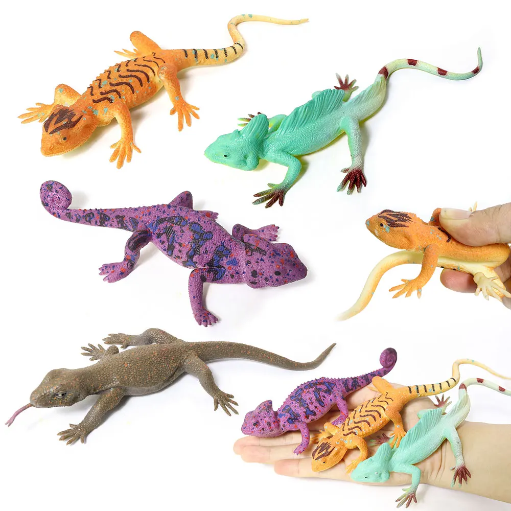 TPR material Environmentally friendly and recyclable soft plastic toy stretch TPR dinosaur