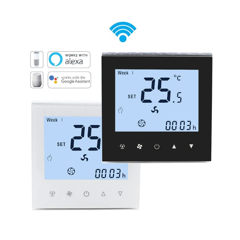 Hotowell WF11 3A Water Floor Heating And Fan Coil Unit Programmable Wifi Smart Home Thermostat