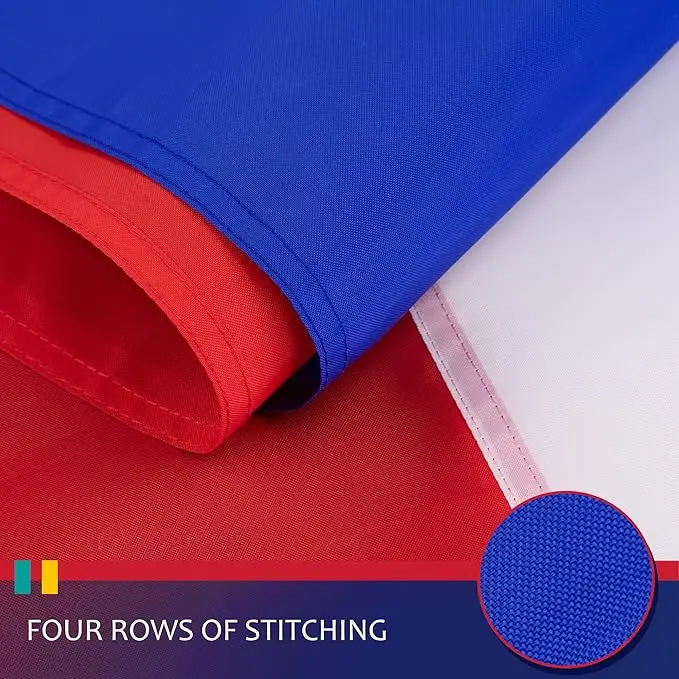 Wholesale Country Flags 3x5 FT 100% Polyester the Russian White Blue Red National Flag for Activities