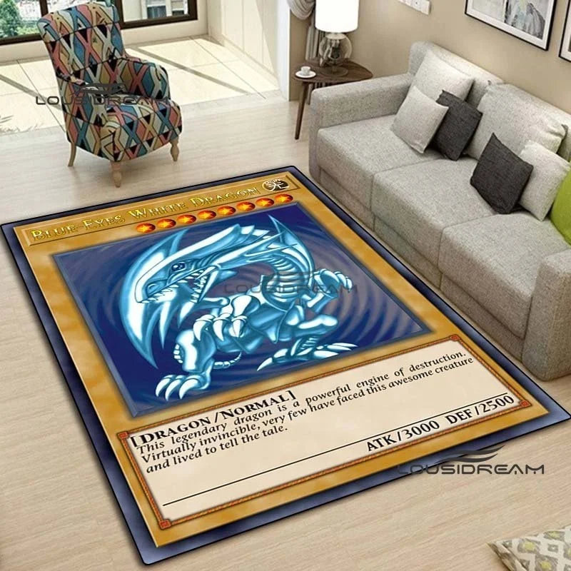 Yu-Gi-Oh CARD Carpets and Rug Classic Cartoon Monster Carpet Floor Mat Living Room Bedroom Decorate Large Area Carpet Kids Room