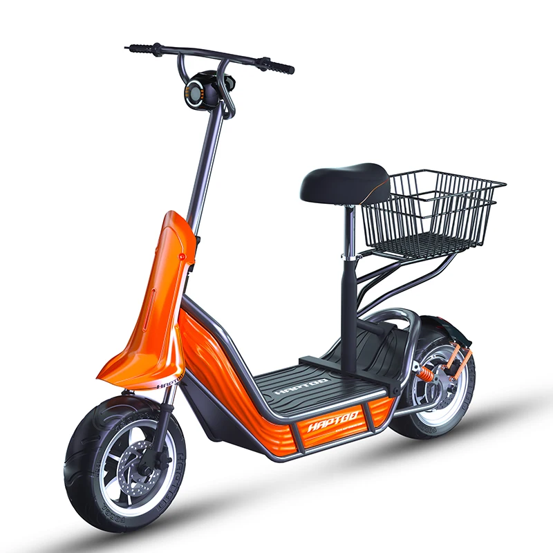13 inch scooter electric 3000W with Seat and Carry Basket france electric scooter made in china cheap e scooter 500w 800W