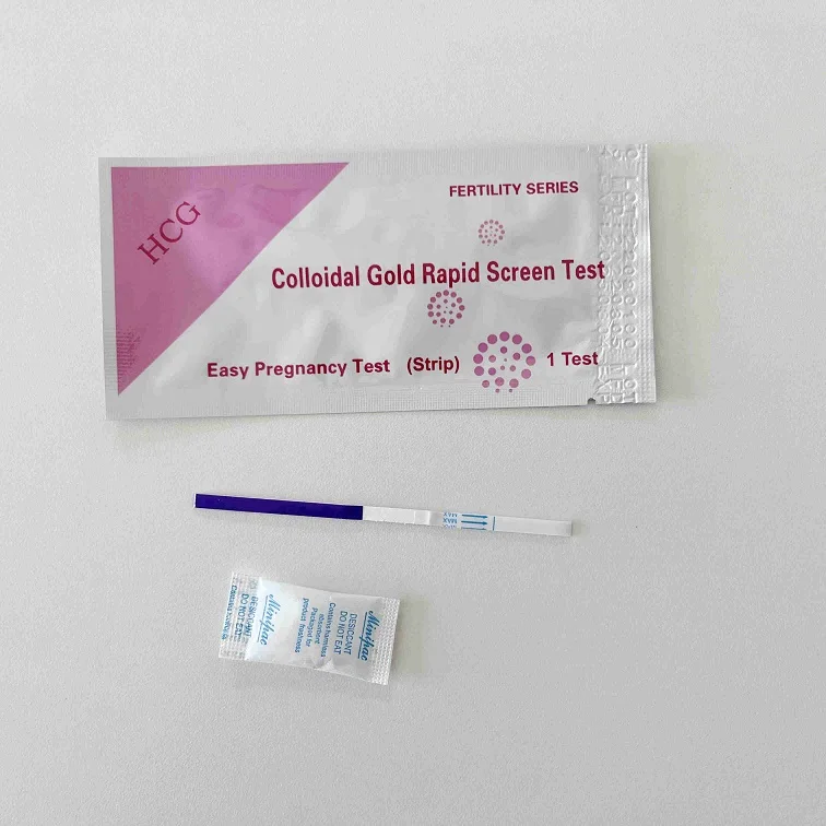 Wholesale medical tested stripping Urine One Step Rapid CE approved HCG Pregnancy Test Strip