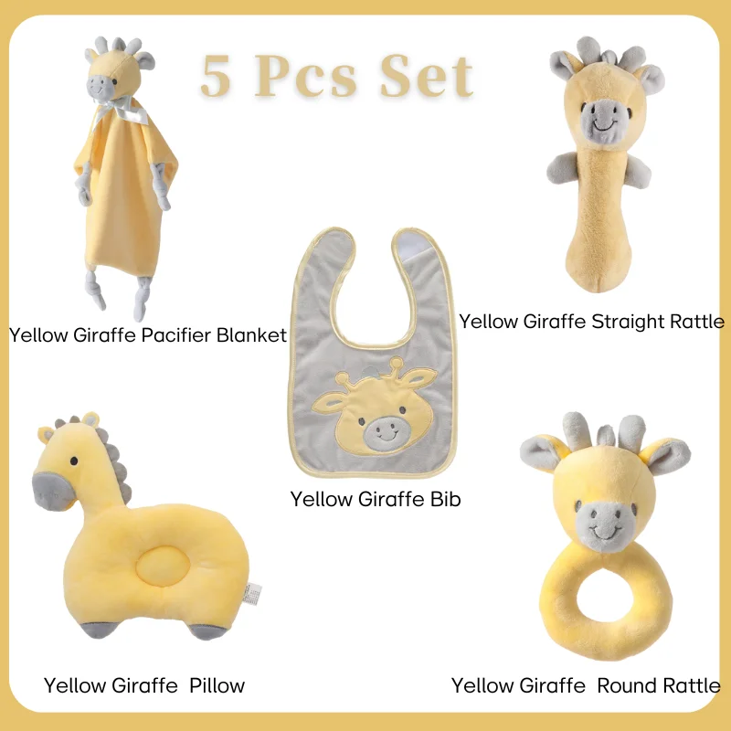 Baby Rattles Plush Rattle Toys Baby Educational Toys Plush Toys Gift Set