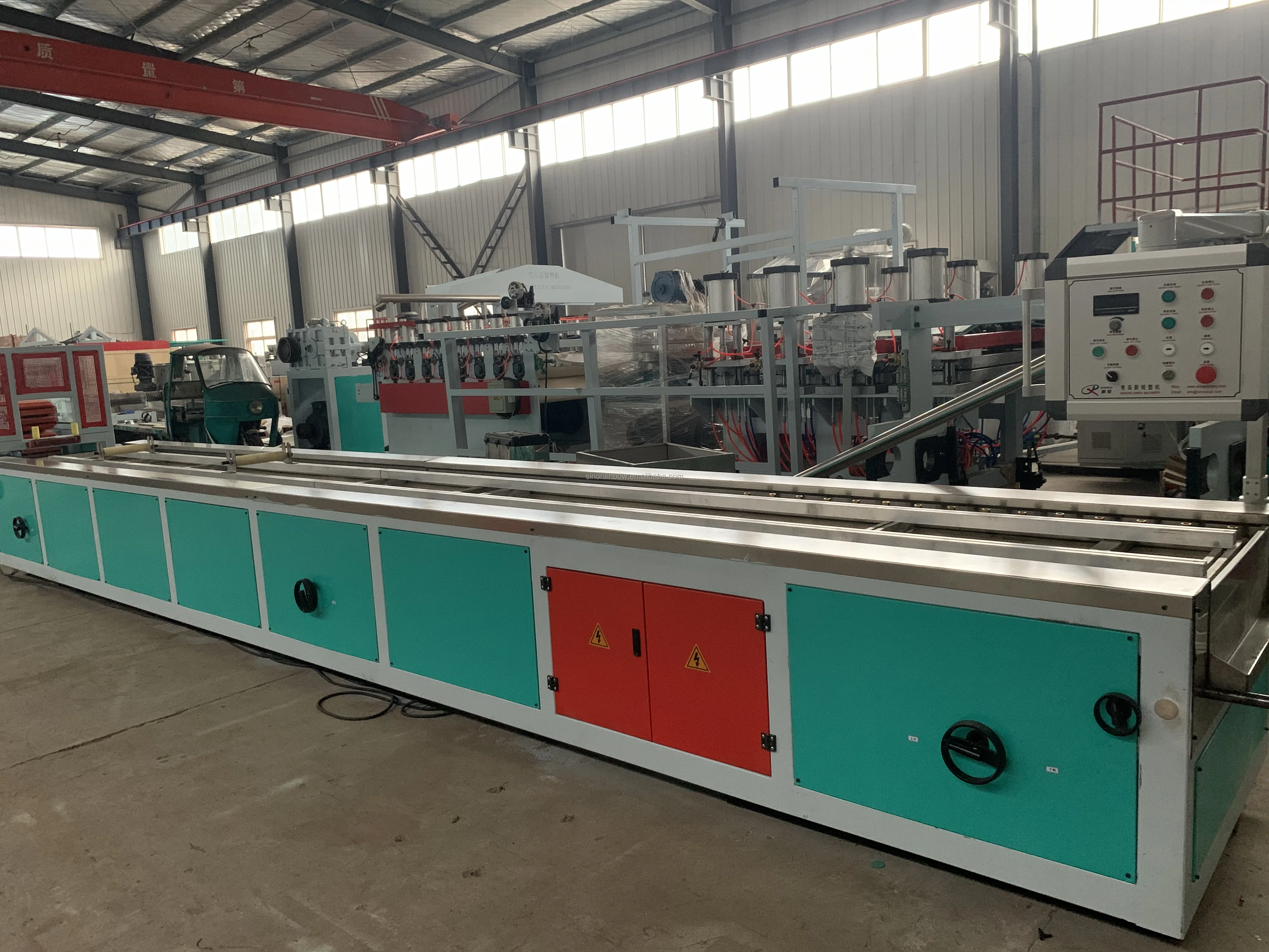 WPC Plastic Window Door Frame Profile Extruder Making Machine