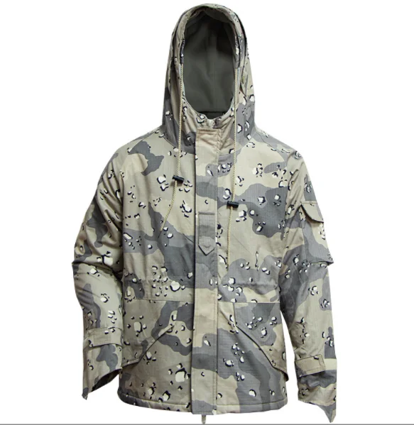 DFJ0309  G8  6 color dedert camouflage uniforms parka fleece jacket