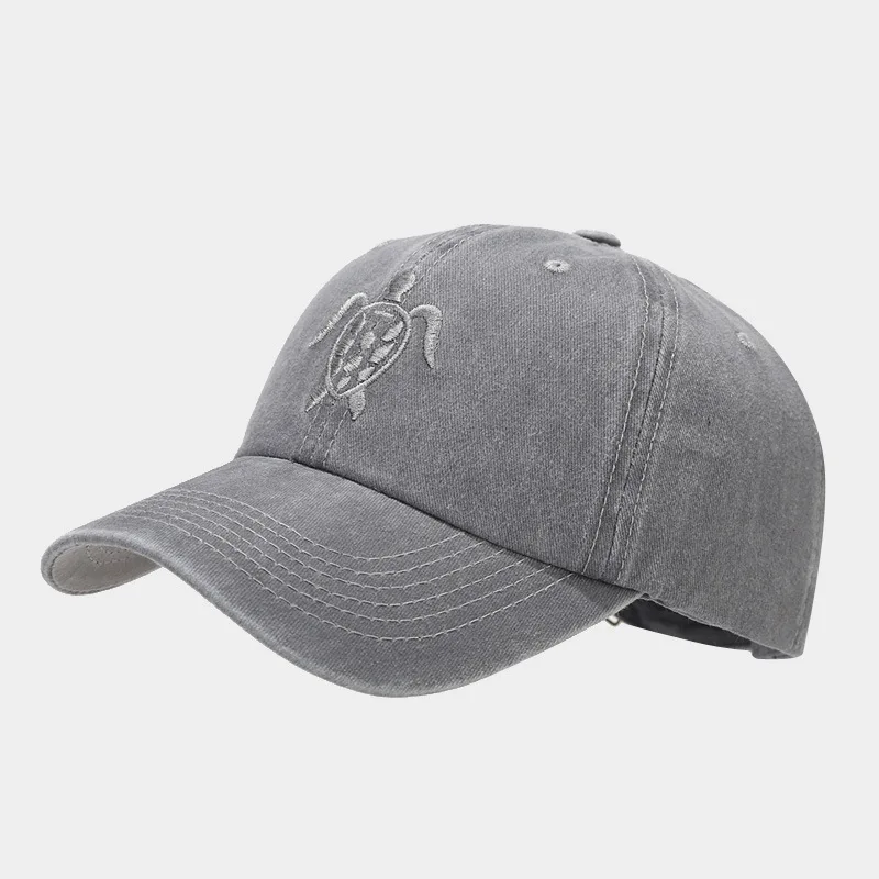 Fashion good quality solid color logo customized blank baseball cap sea turtle baseball cap