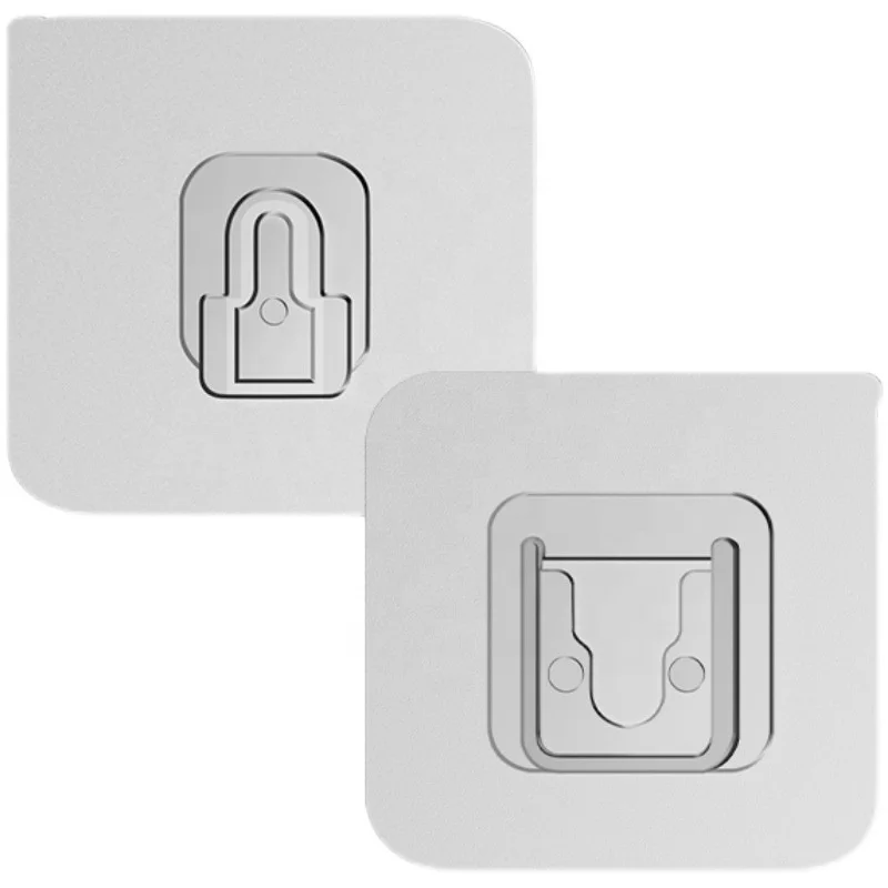 Transparent Plastic Wall Hook Double Sided Adhesive Suction Cup Double Sided Sucker Hook Bathroom Shower Clothes Hanging