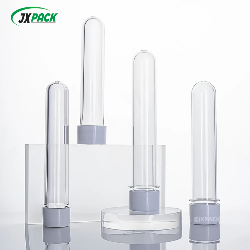 60ml transparent cylindrical PET tube bottle plastic tubes food candy tube bottle