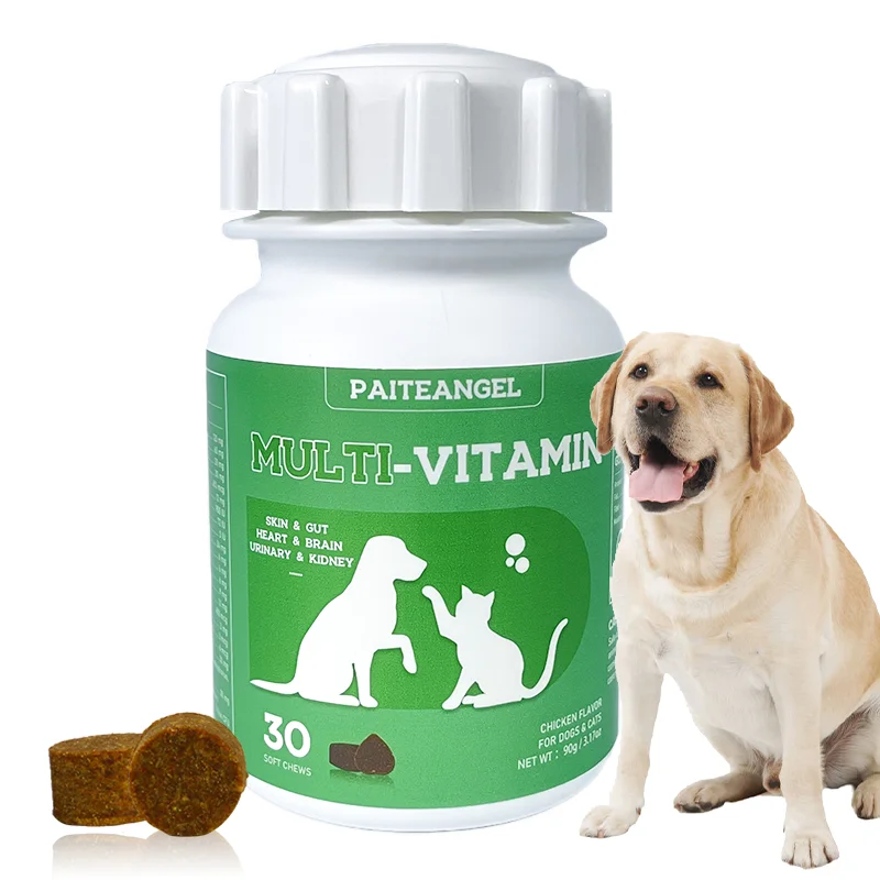 Wholesale Pet Supplements Suppliers Minerals Coq10 Folic Acid Glucosamine Support Overall Health Vitamin Dog and Cat