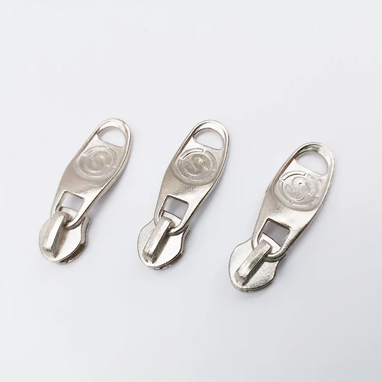 Zipper Slider Non Lock Wholesale Ordinary Zipper Sliders Size 3 Zinc Alloy Nickel-free Plating Electrical Painted