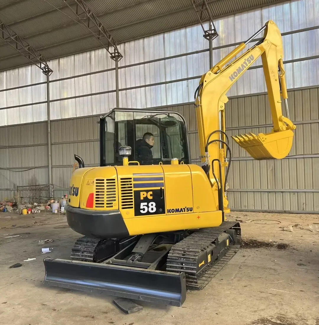 Komatsu Japanese 5 Ton PC58 used excavator and PC55MR PC56 PC60 PC110 used mini digger for sale
