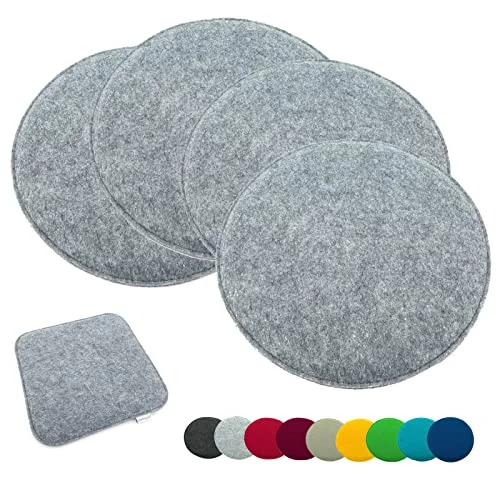 Round Shape Soft Felt Seat Cushions Made From Wool Felt seat pad for home decoration