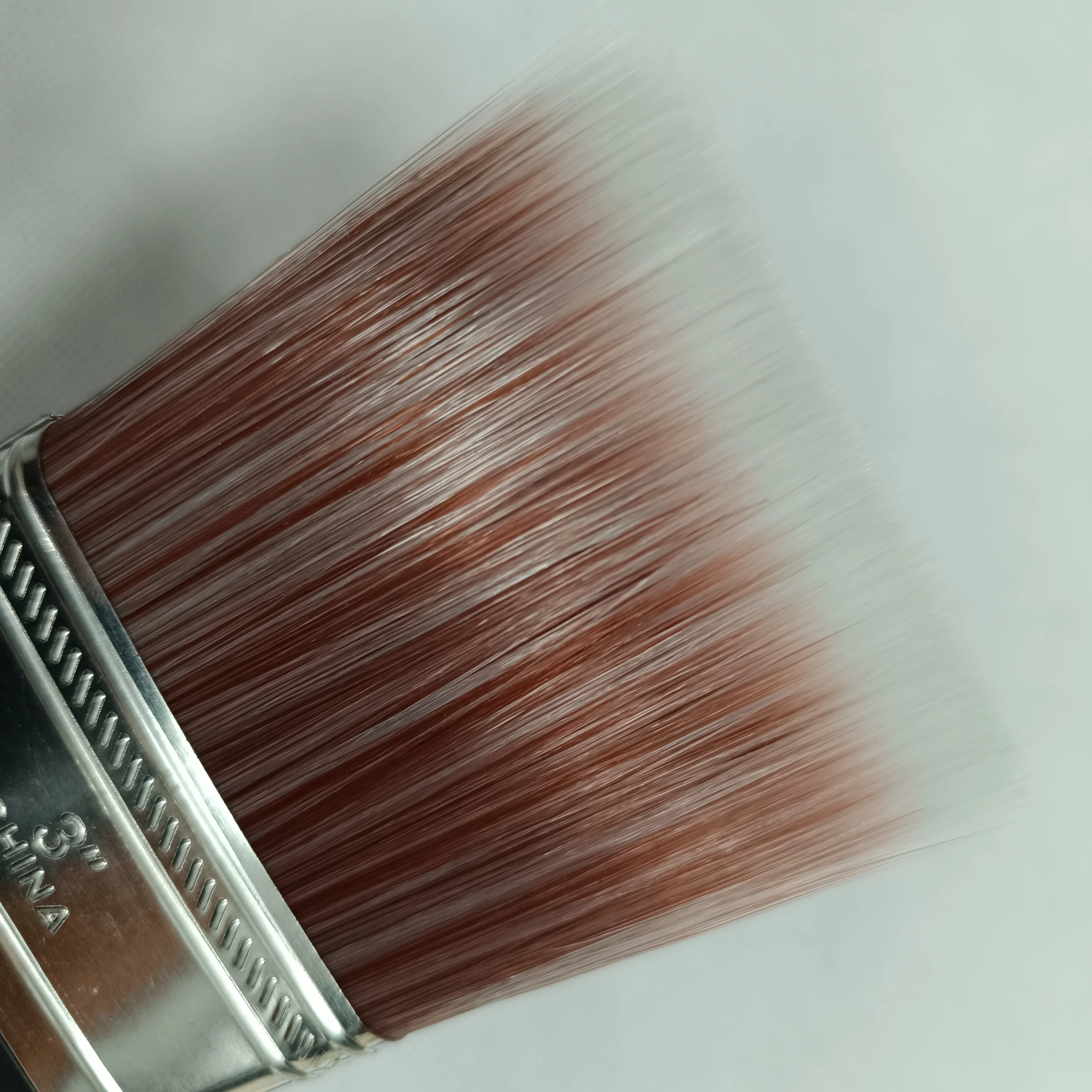 3 Inch Paint Brush Double Color Solid Tapered Filaments With Plastic Handle Painting Brushes