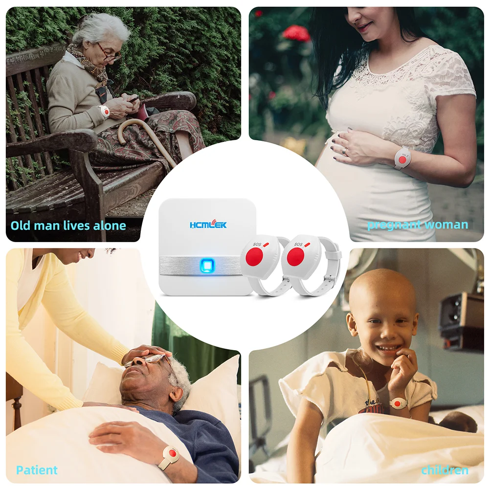 Personal Wireless Watch Sos Call Panic Medical Alarm For Elder And Children Emergency Call Button