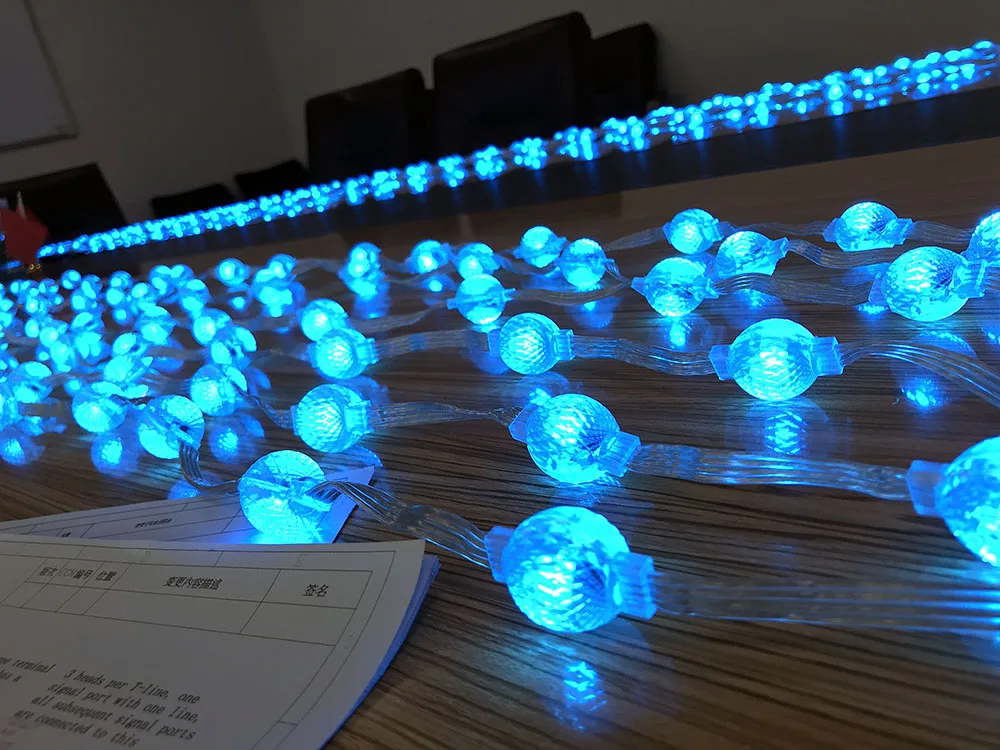LED 360degree  luminous large mirror  light butterfly light mini bean KTV bar internet celebrity hall 3D pixel light