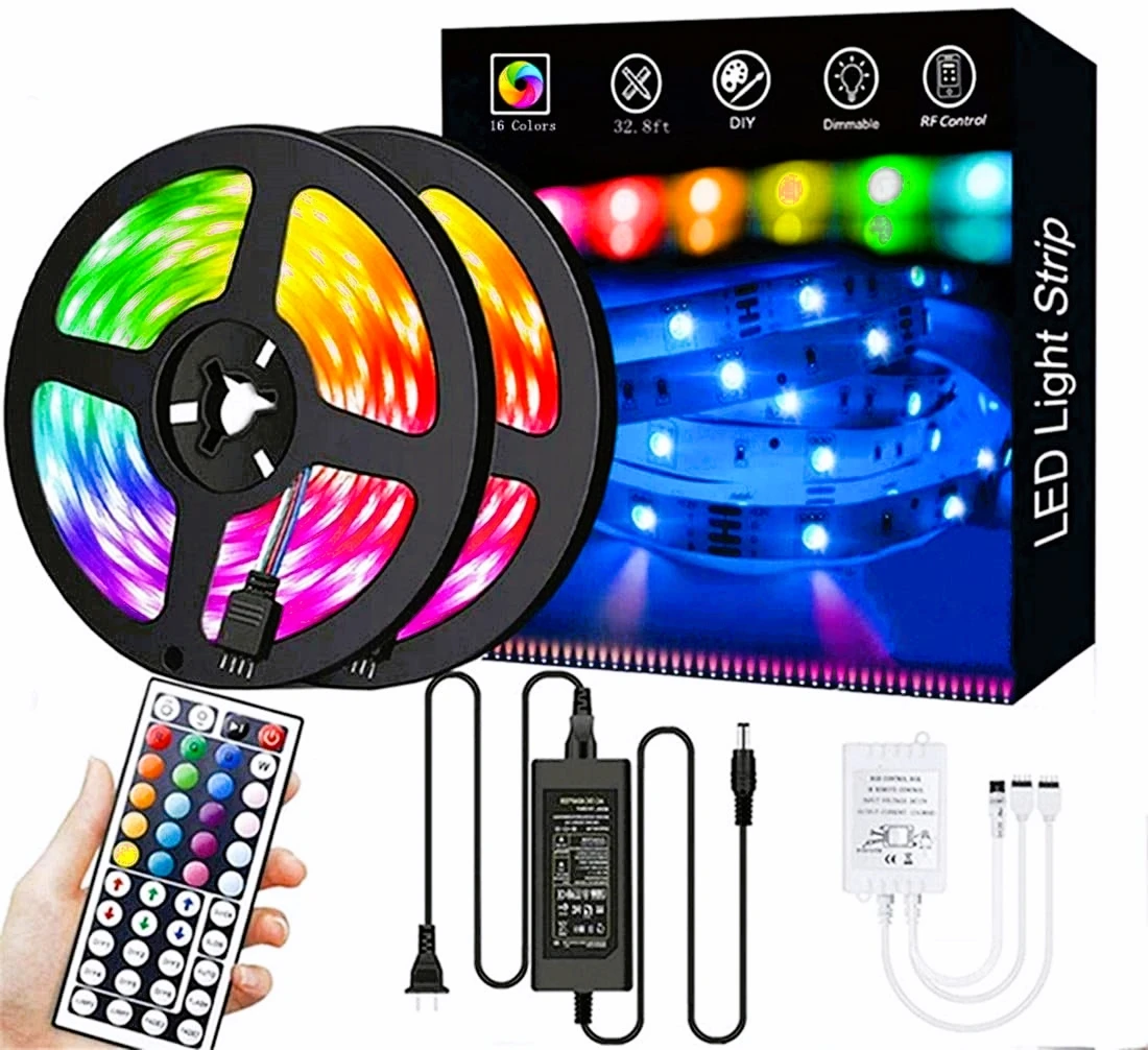 Высокое качество дешевой цене 12V 5 м 270 шт. 5050 SMD Смарт цветных (RGB) светодиодных лент свет/светодиодные ленты