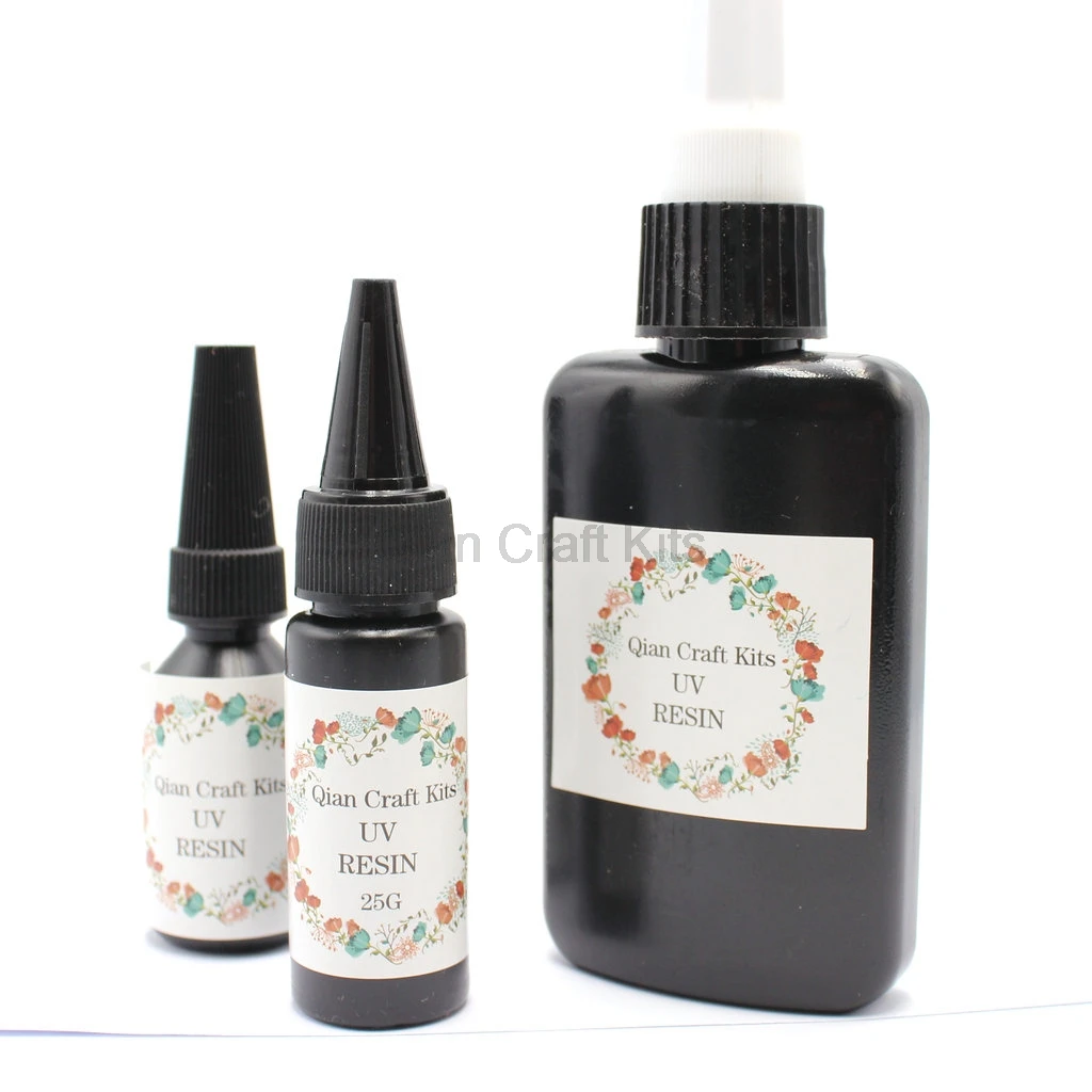 Wholesale UV resin uv curing crystal clear glue for Art Crafts supplies DIY jewelry pendant epoxy UV Resin Hard soft Type
