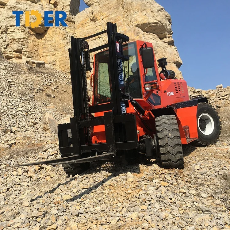 Вилочный погрузчик TIDER Вездеходный вилочный 4x4 3 тонны 5 4 на продажу