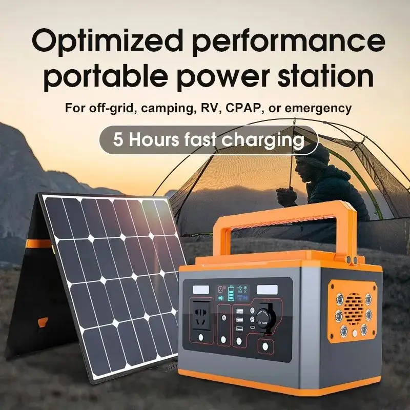 Factory OEM ODM  Solar Generator Ac/dc Outlets Backup Lithium Battery Home Energy Storage Supply Outdoor Portable Power Station