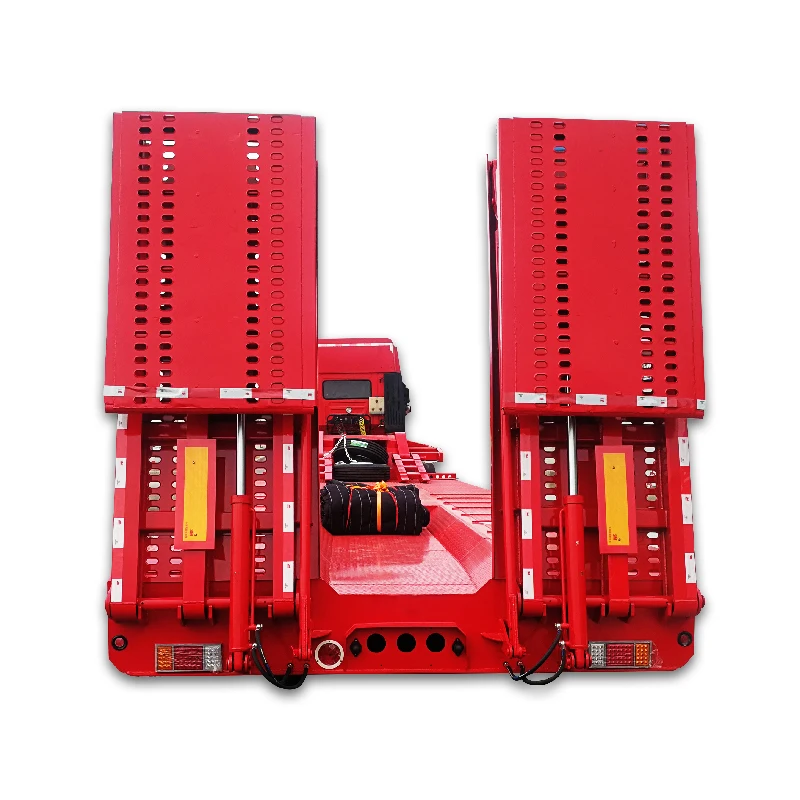 Usine De Remorque New FUWA BPW Axle 60T Lowbed Trailer in Dubai