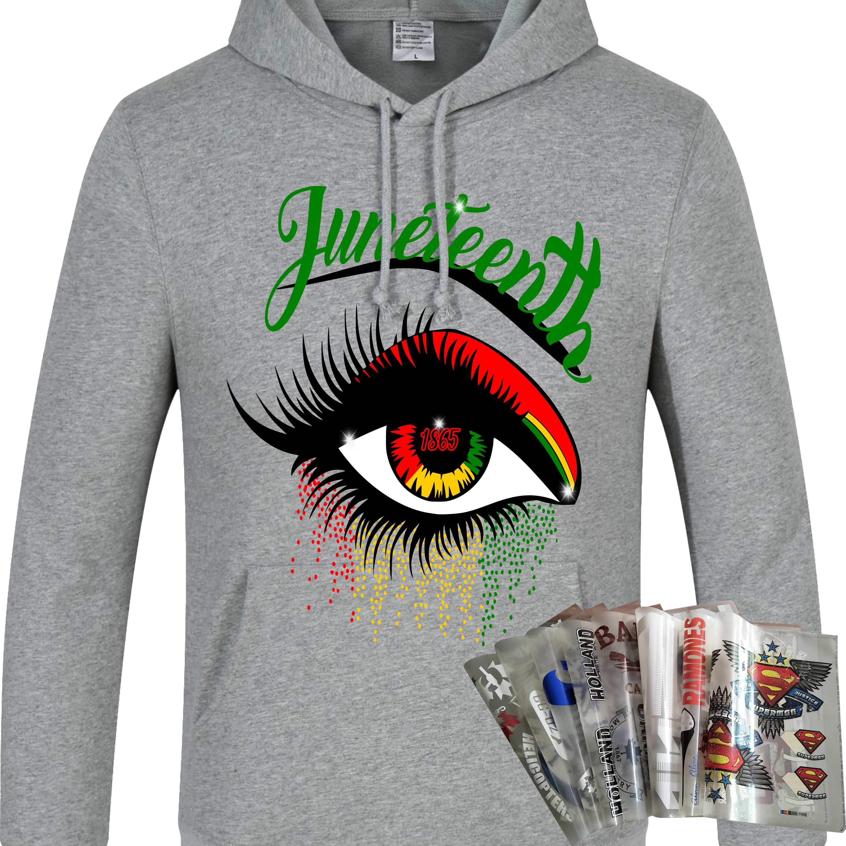 Мягкая качественная печатная наклейка с теплопередачей для толстовки и