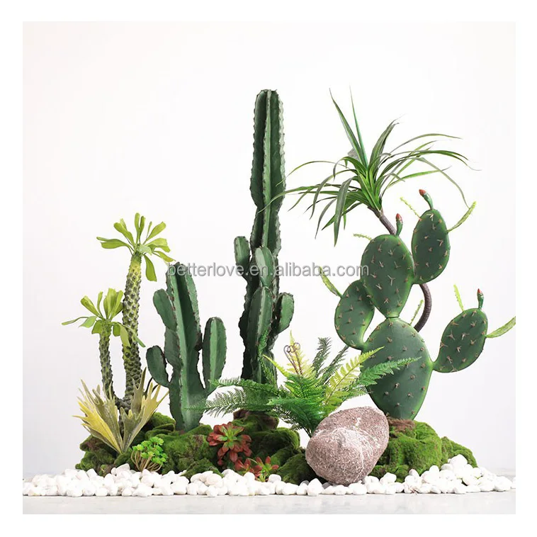 artificial cactus plants cactus artificial plant fake  artificial succulent plants unpotted