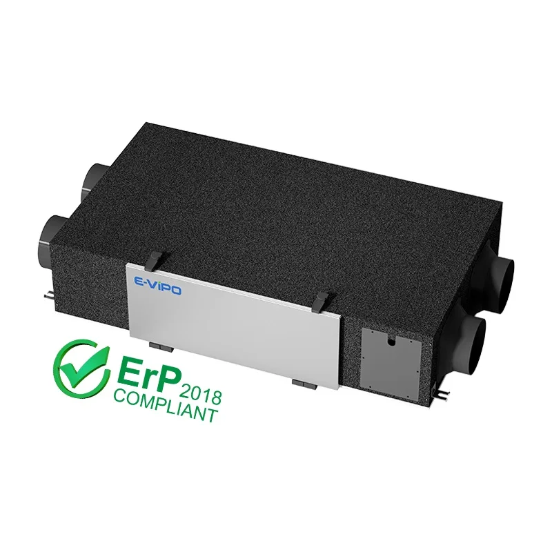 Fresh Air Pm2.5 Purification Villa ERV HRV MVHR Mechanical Heat Recovery Ventilation System