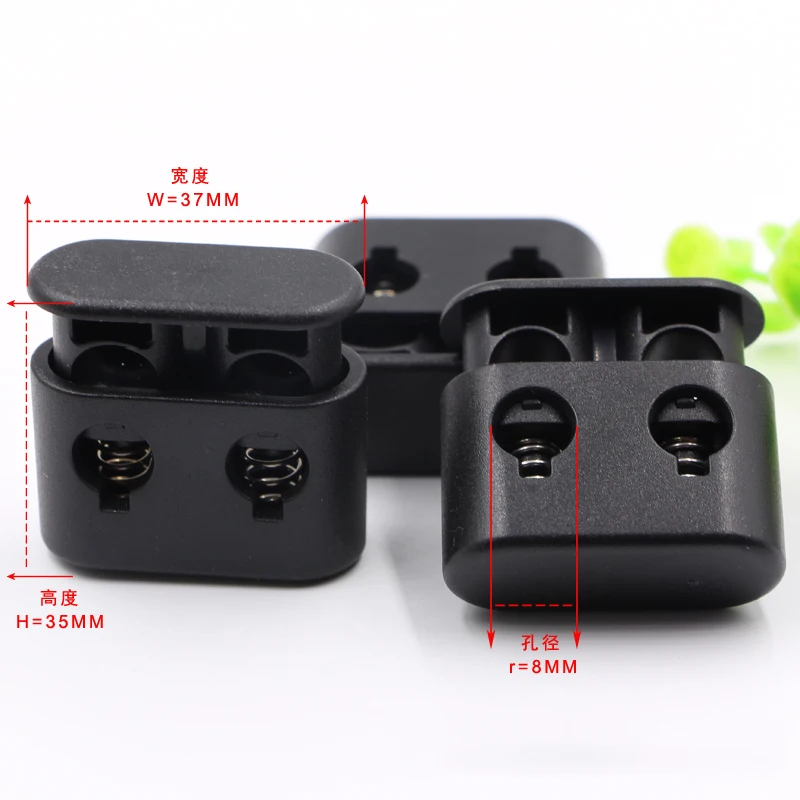 Good Quality Plastic Pig Nose Spring Cord Lock Plastic Drawstring end Stopper For Hats Bags