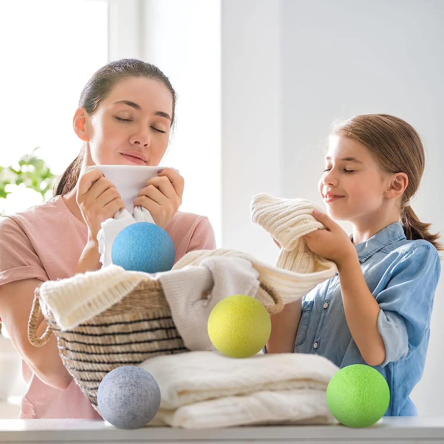 Best Selling Products 2023 New Trending in USA private label Organic Wool Dryer Balls for Laundry Washing Machine