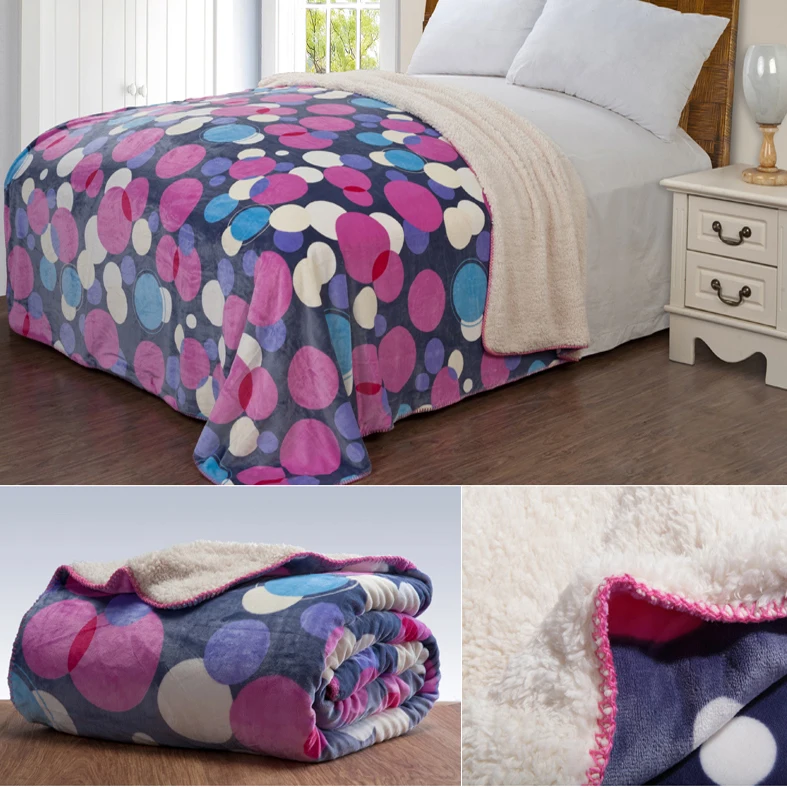 
100% polyester thick cheap plush fabric velour towel hot sale flannel blankets printed for hometextile 