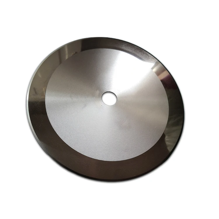Tungsten Carbide Blade 150*25.4*2mm Rotary Blades Large Round Shape Tungsten Carbide Knife