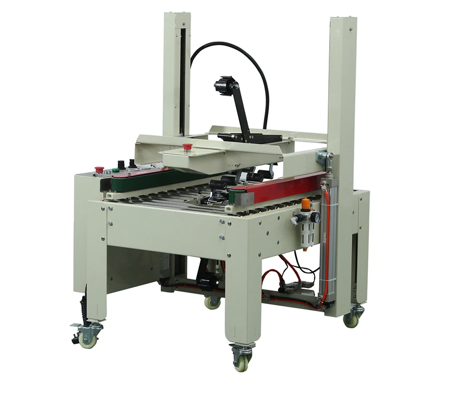 Brother Packing AS823A Automatic Pneumatic Size Adjust Carton Sealer Box Juice Sealing Machine