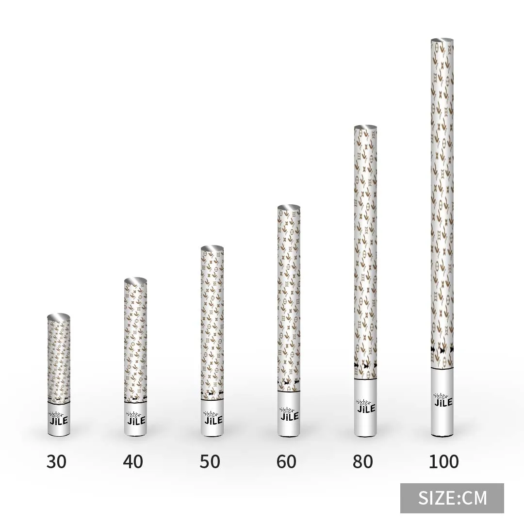 Изготовленные на заказ пушки с конфетти для свадьбы пневматические биоразлагаемые попперы вечеринки праздничное украшение подарки