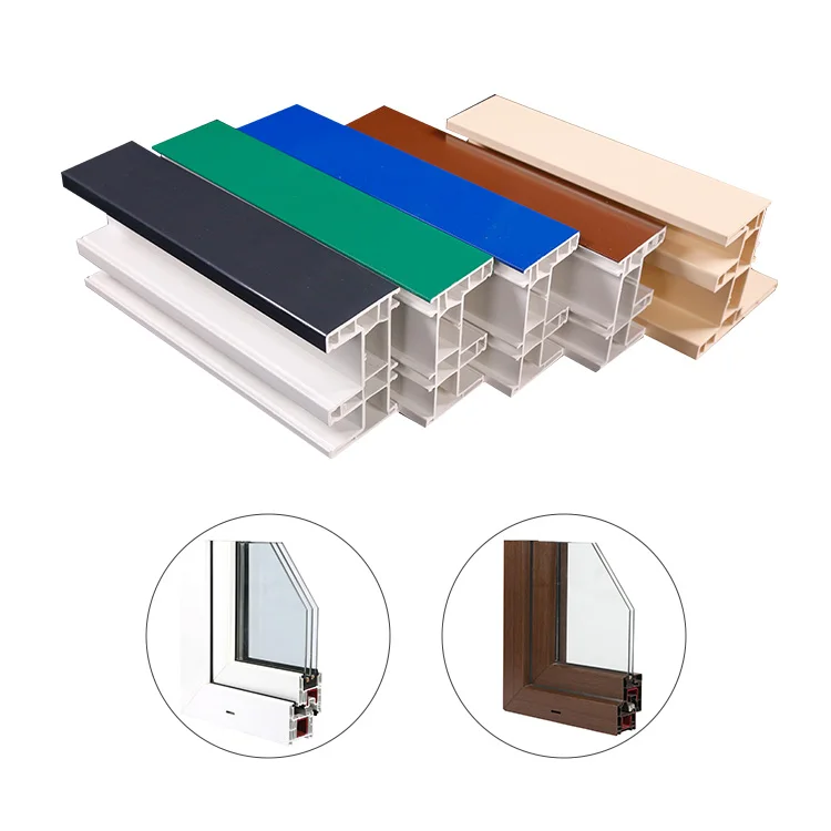 Manufactures Plastic Pvc Profile Turkey Profil Window uPVC Windows and Doors Plastic Profiles for Sale