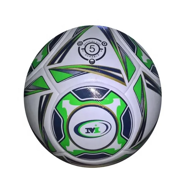  Высококачественный термостойкий 14 панельный футбольный мяч из натуральной пакистанской кожи