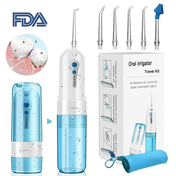 Wholesale 200ml Pink Smart Travel Water Dental Flosser Portable Oral Irrigator Retractable for Teeth