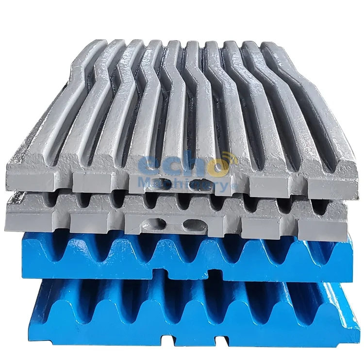 High manganese C12 QJ341 swing and fixed jaw plate for mining,recycling field