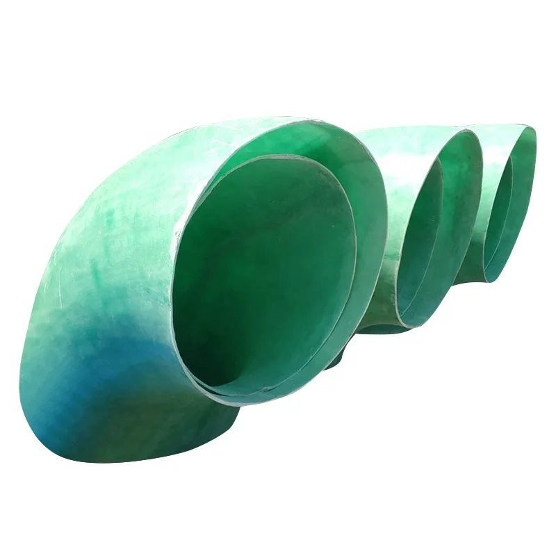 Fiberglass short pipe with flange