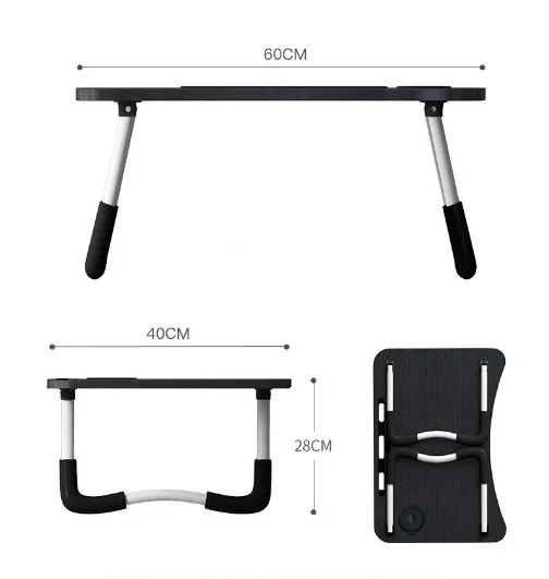  Portable Small Folding Laptop Table Student Desk For Bed Home Office