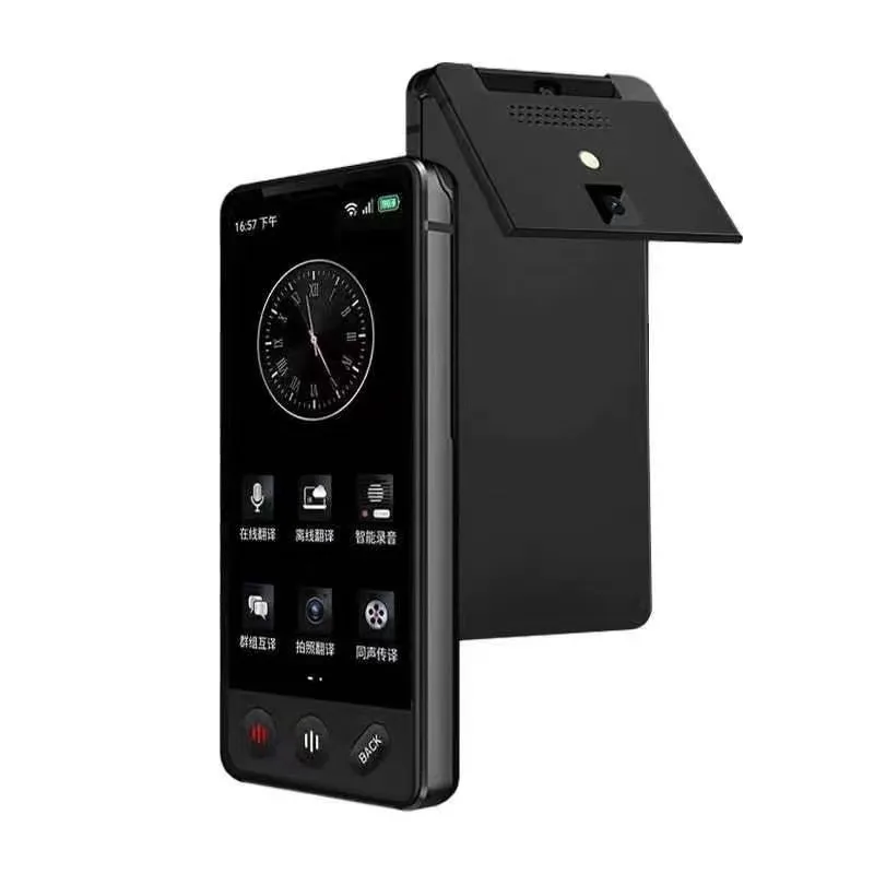 Portable Language Translator Device, Two Way Real Time Translation, Support 137 Languages WiFi Hotspot Offline, 2.4 Inch Touch S