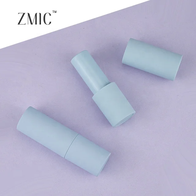 Empty round plastic lipstick tube blush stick packaging premium magnet lipstick tube custom colors matte lipstick