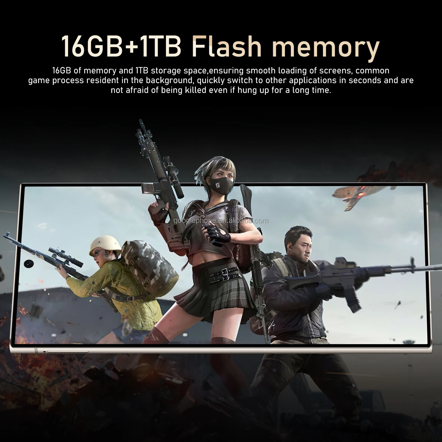 Игровой мобильный телефон S24 Ultra 4G Android LTE CDMA сотовый 5-Camera HD экран 8 ядер 144 Гц большой 4 ГБ + 128