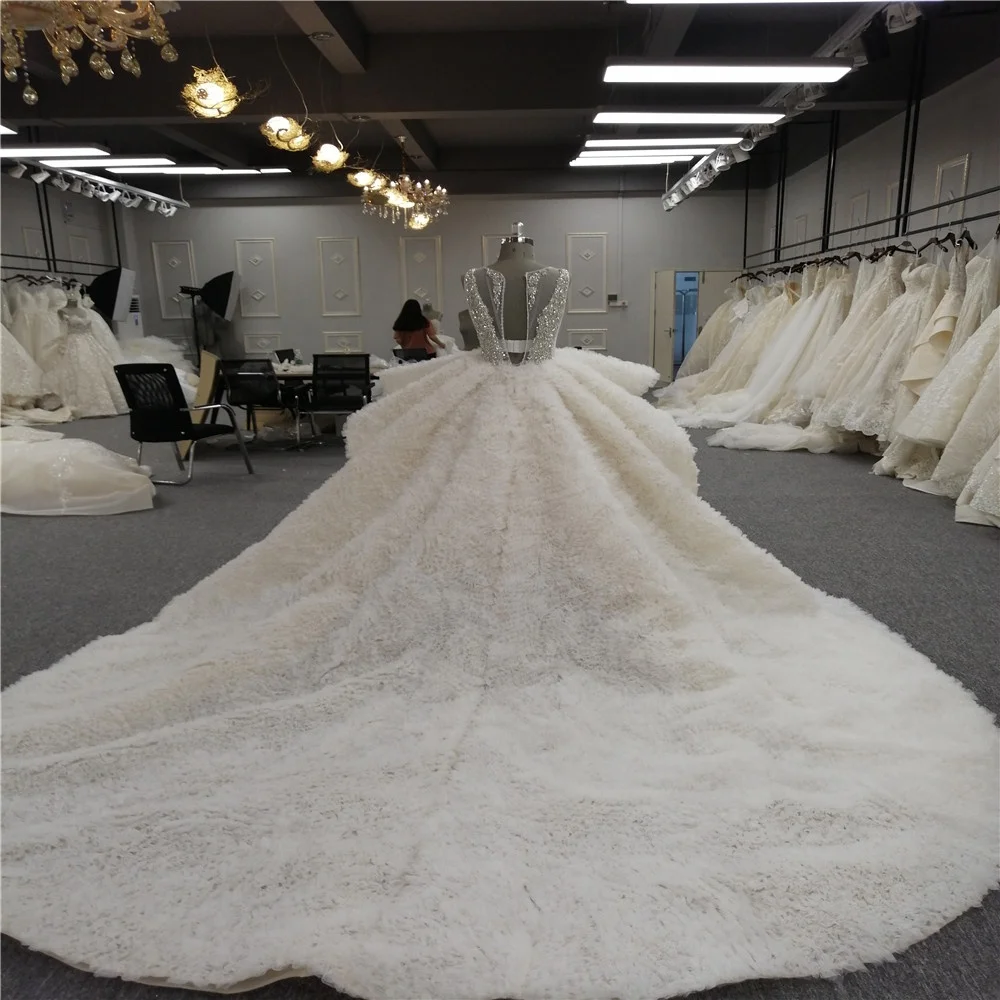 2020 BaiYi High quality luxury wedding dress