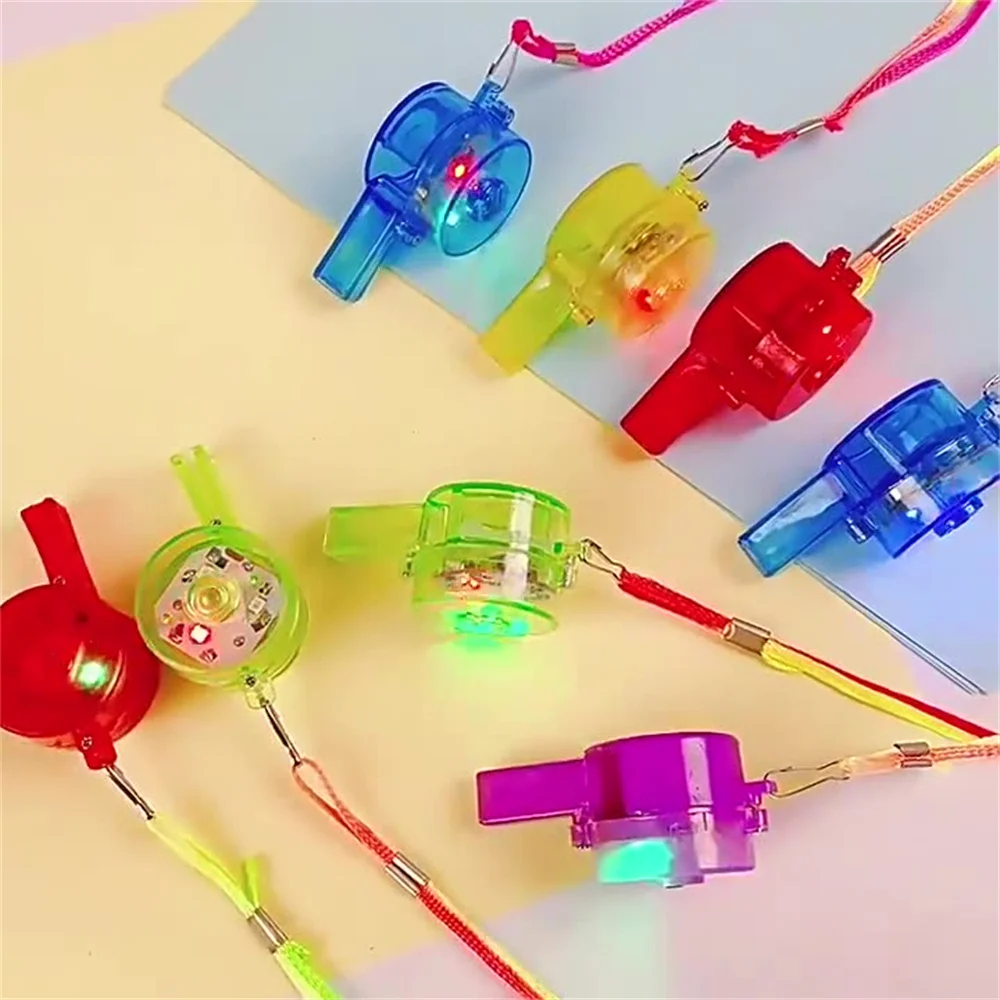 Wholesale Led Light Up Whistle Neon Party Flashing Whistle