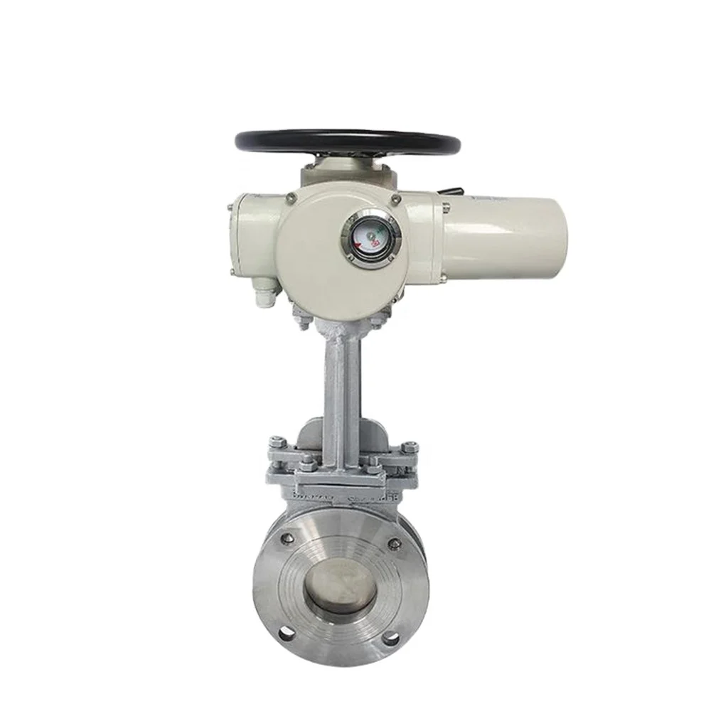 DKV Explosion Proof Electric Gate Valve Rising Stem Wedge Flange Electric Gate Valve Motor Operated Gate Valve