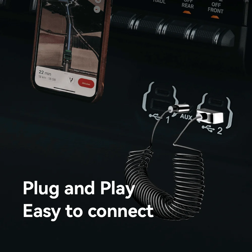 PIX-LINK Bluetooth Aux Adapter Wireless Car Blue tooth Receiver USB to 3.5mm Jack Audio Music Mic Handsfree Adapter for Car Speaker