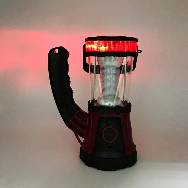 Factory made lanterna led flashlight with red light