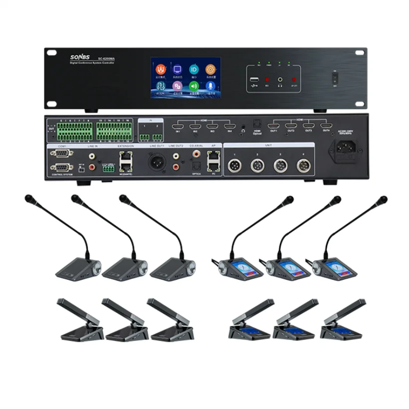 5G wifi wireless conference system meeting microphone set professional for conference